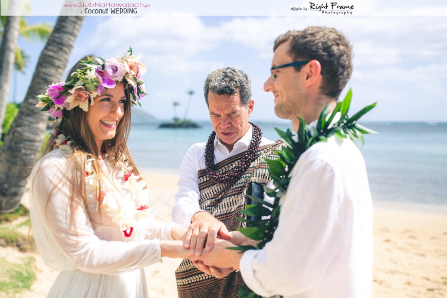 slub na plazy hawaje