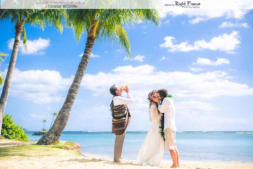 slub na plazy hawaje