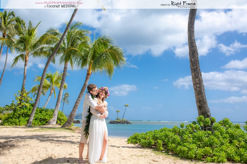 slub na plazy hawaje