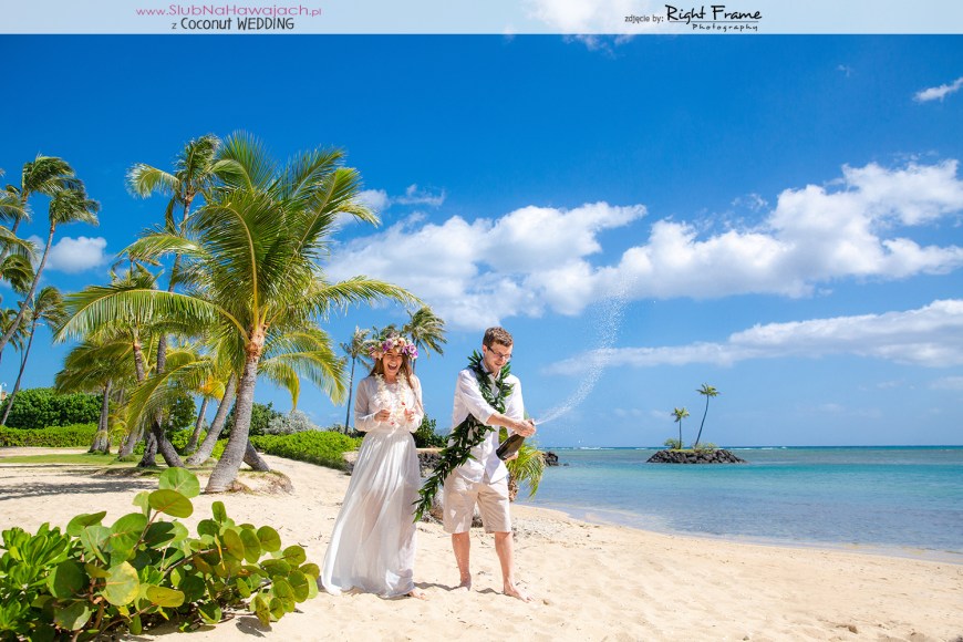 slub na plazy hawaje