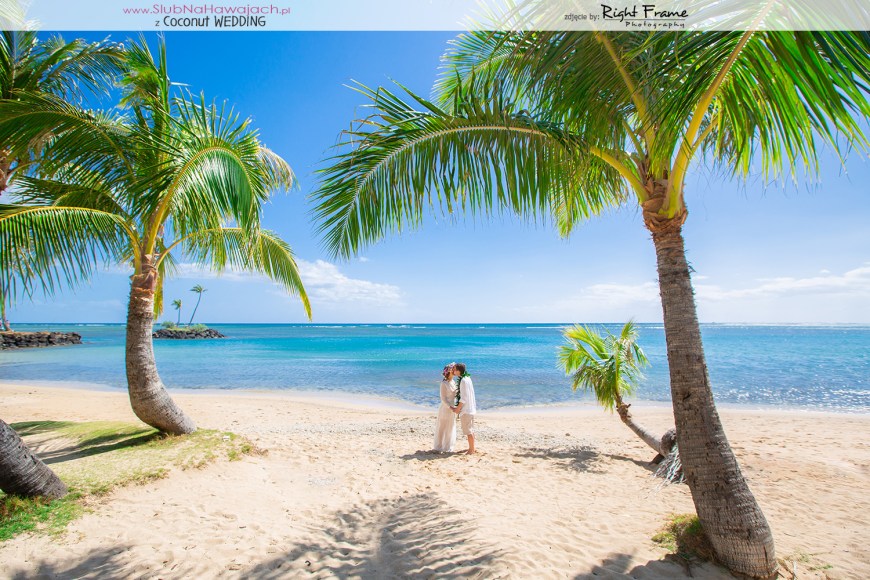 slub na plazy hawaje