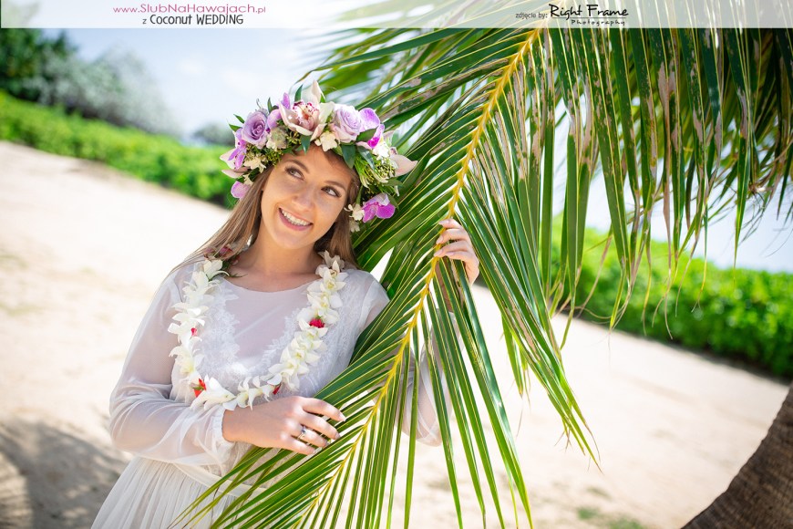 slub na plazy hawaje