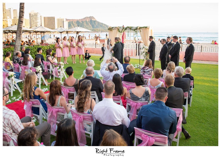 Wedding at Royal Hawaiian Hotel Waikiki