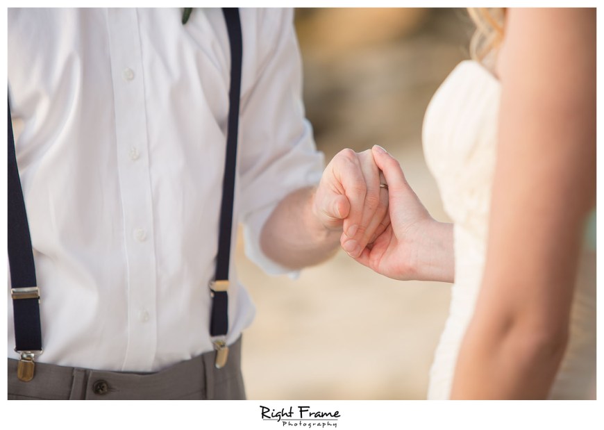 Hawaii Sunset Beach Wedding Papailoa Beach Oahu