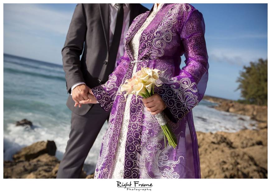 Sunset Engagement Photographer near Turtle Beach Resort Oahu