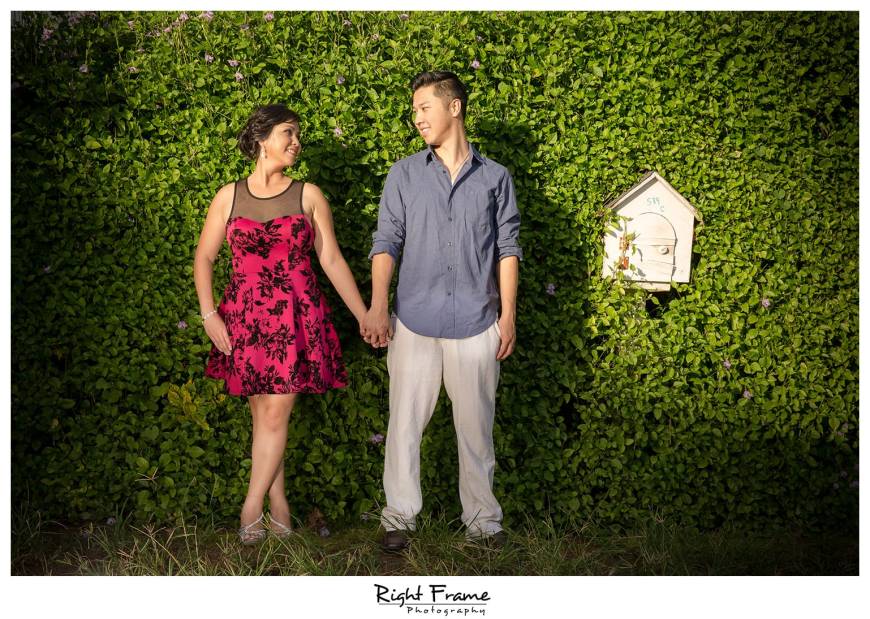 Sunset Engagement Photographer near Turtle Beach Resort Oahu