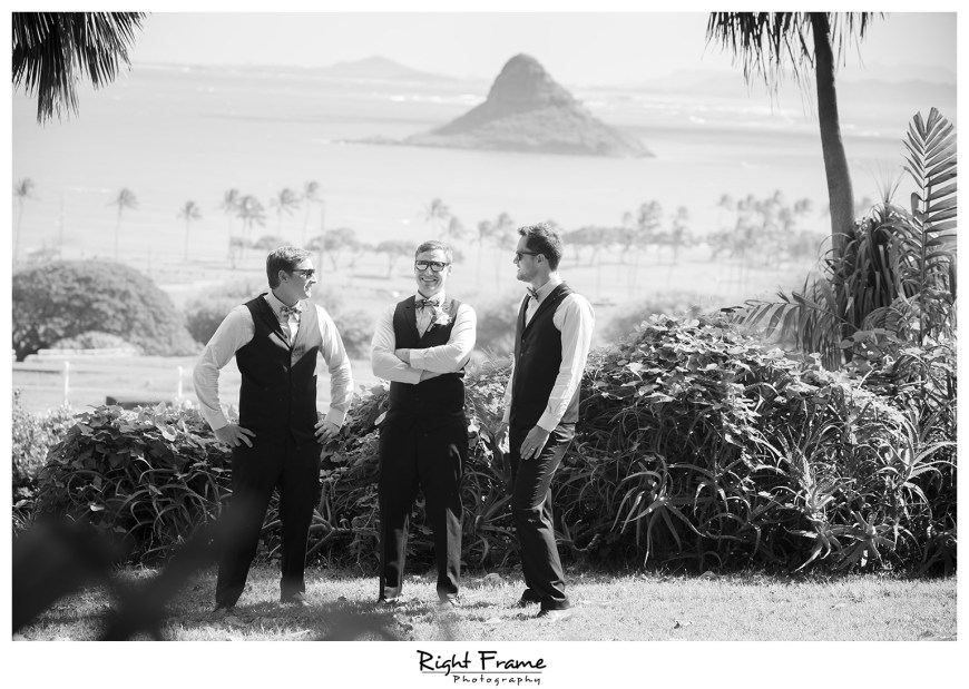 Oahu Hawaii Kualoa Ranch Wedding at Paliku Gardens