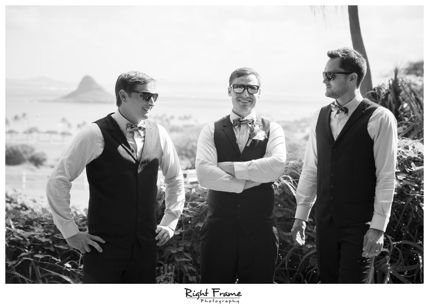 Oahu Hawaii Kualoa Ranch Wedding at Paliku Gardens