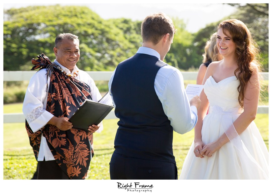 Oahu Hawaii Kualoa Ranch Wedding at Paliku Gardens