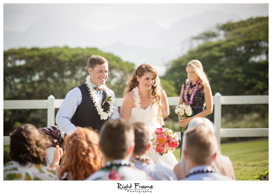 Oahu Hawaii Kualoa Ranch Wedding at Paliku Gardens