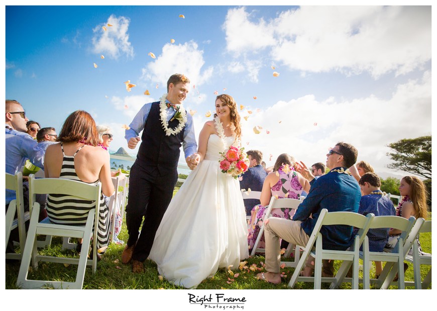 Oahu Hawaii Kualoa Ranch Wedding at Paliku Gardens