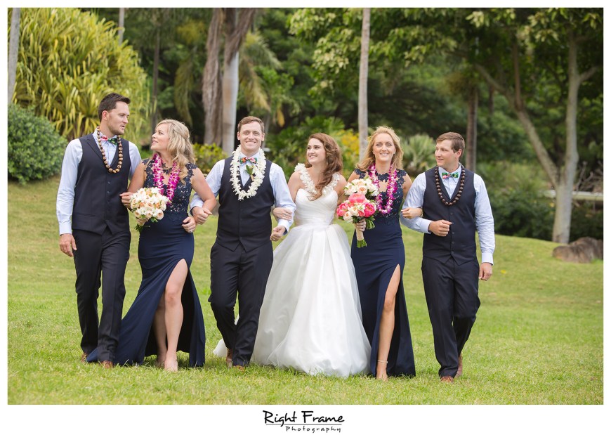 Oahu Hawaii Kualoa Ranch Wedding at Paliku Gardens
