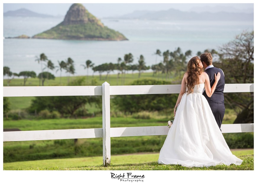 Oahu Hawaii Kualoa Ranch Wedding at Paliku Gardens