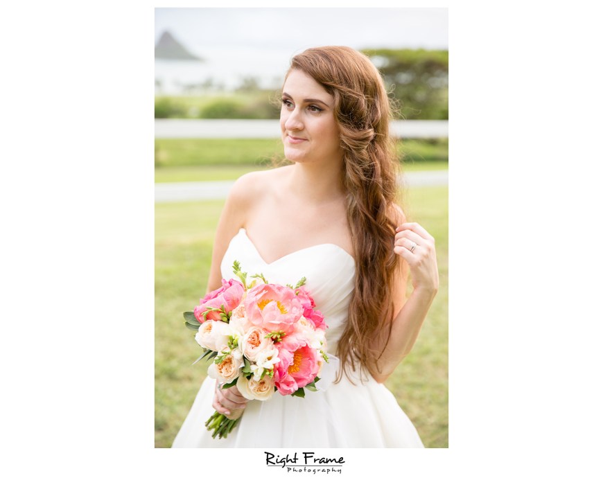 Oahu Hawaii Kualoa Ranch Wedding at Paliku Gardens