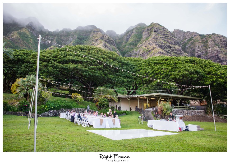 Oahu Hawaii Kualoa Ranch Wedding at Paliku Gardens