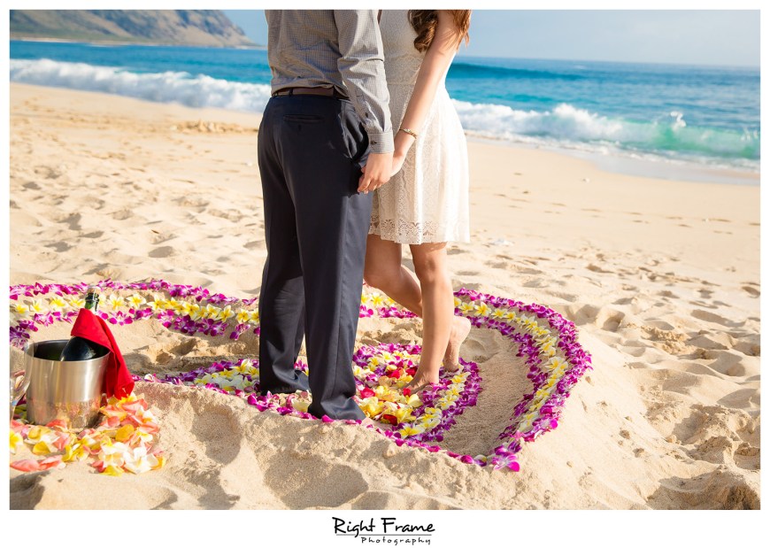 The Best Romantic Surprise Engagement Proposal in Oahu