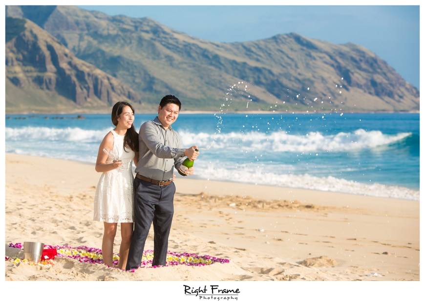 The Best Romantic Surprise Engagement Proposal in Oahu