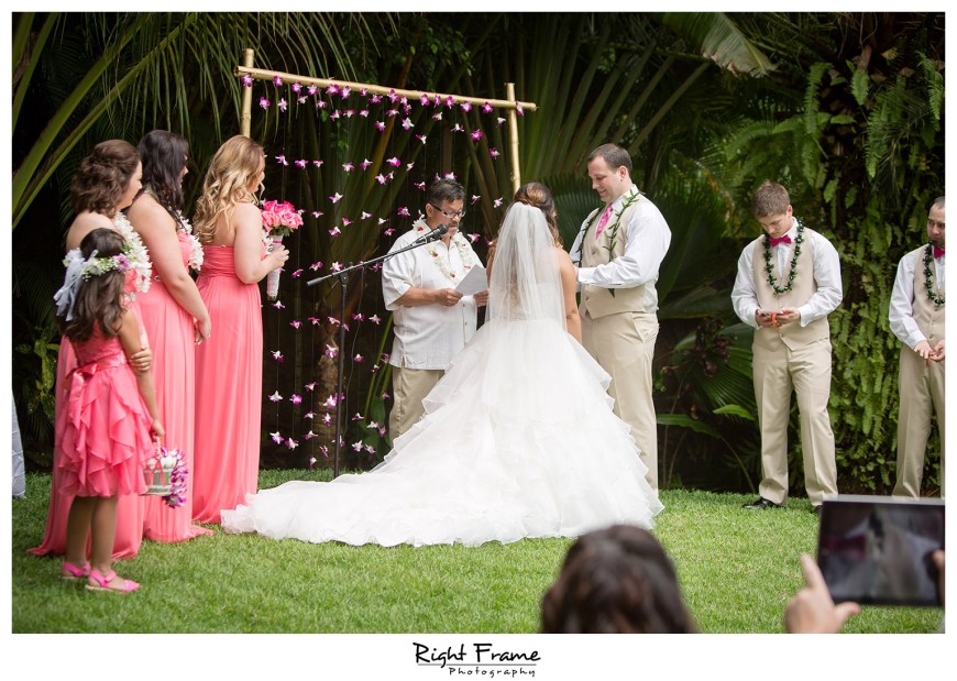 Place to Get Married in Hawaii Hale Koa Estate Hauula Oahu