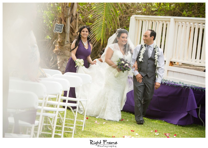 Wedding at Nani Kai Hale Beach House Oahu Hawaii