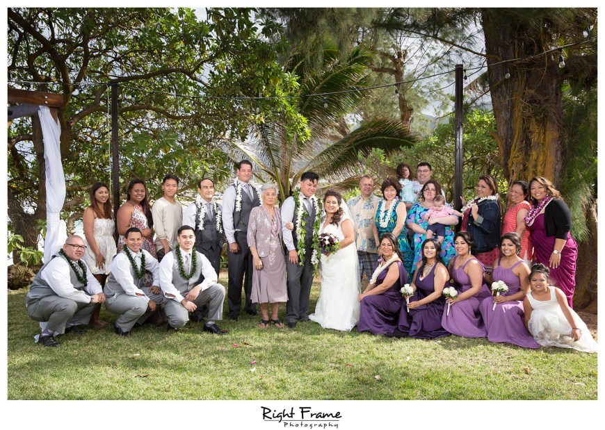 Wedding at Nani Kai Hale Beach House Oahu Hawaii