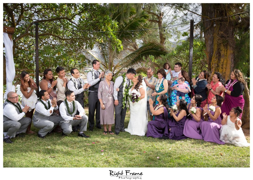 Wedding at Nani Kai Hale Beach House Oahu Hawaii