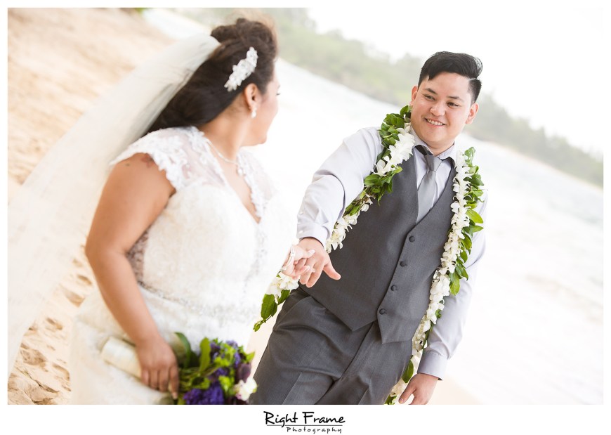 Wedding at Nani Kai Hale Beach House Oahu Hawaii