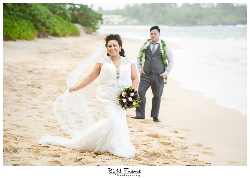 Wedding at Nani Kai Hale Beach House Oahu Hawaii