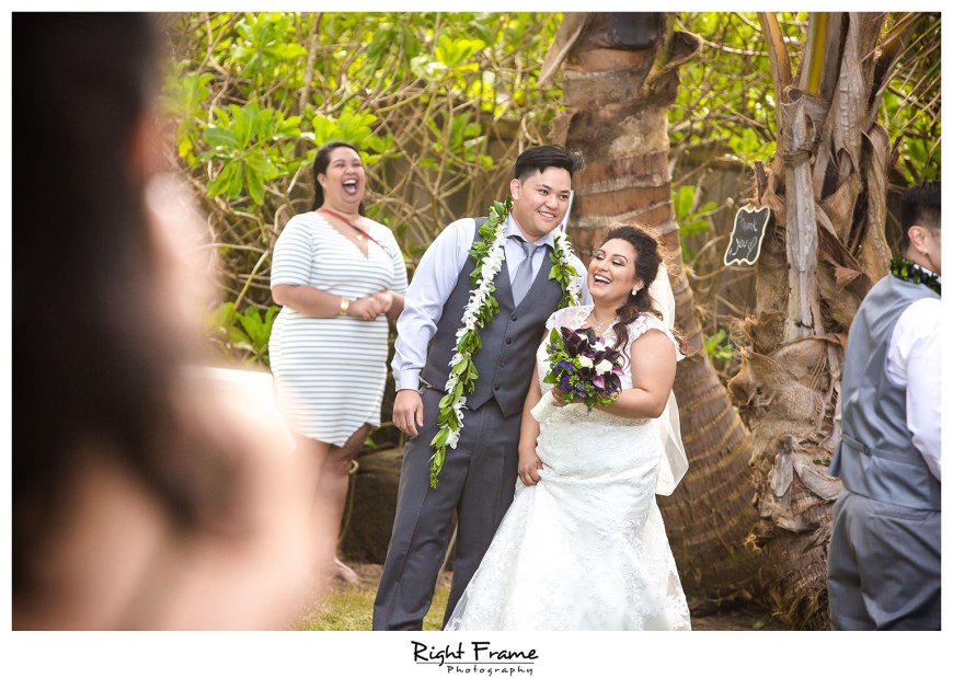 Wedding at Nani Kai Hale Beach House Oahu Hawaii