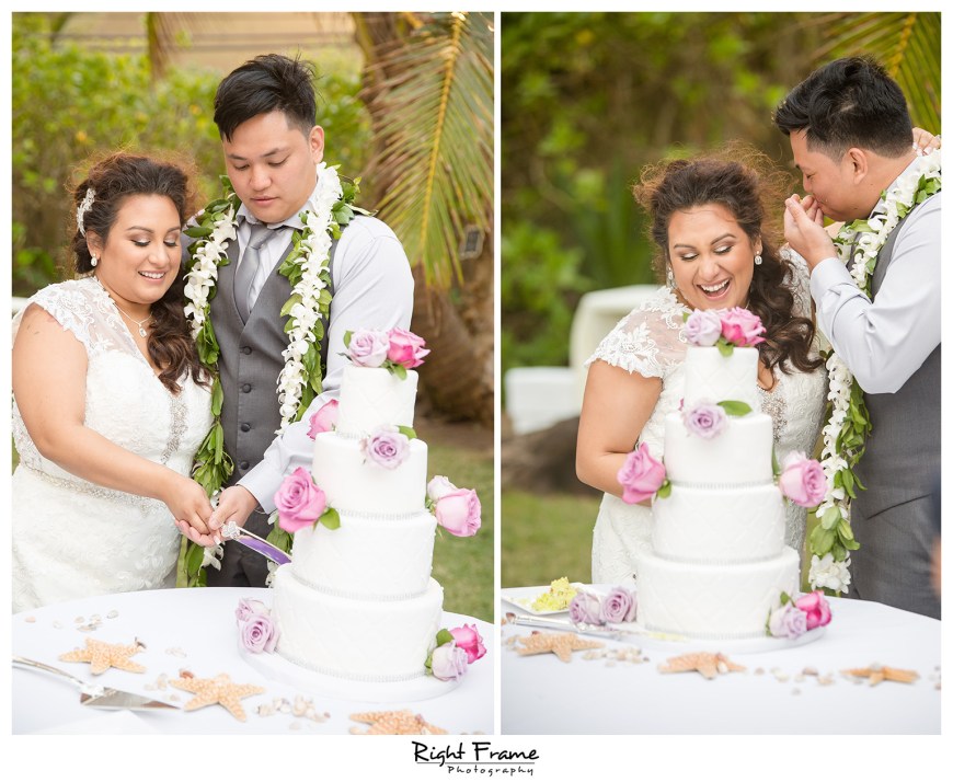 Wedding at Nani Kai Hale Beach House Oahu Hawaii