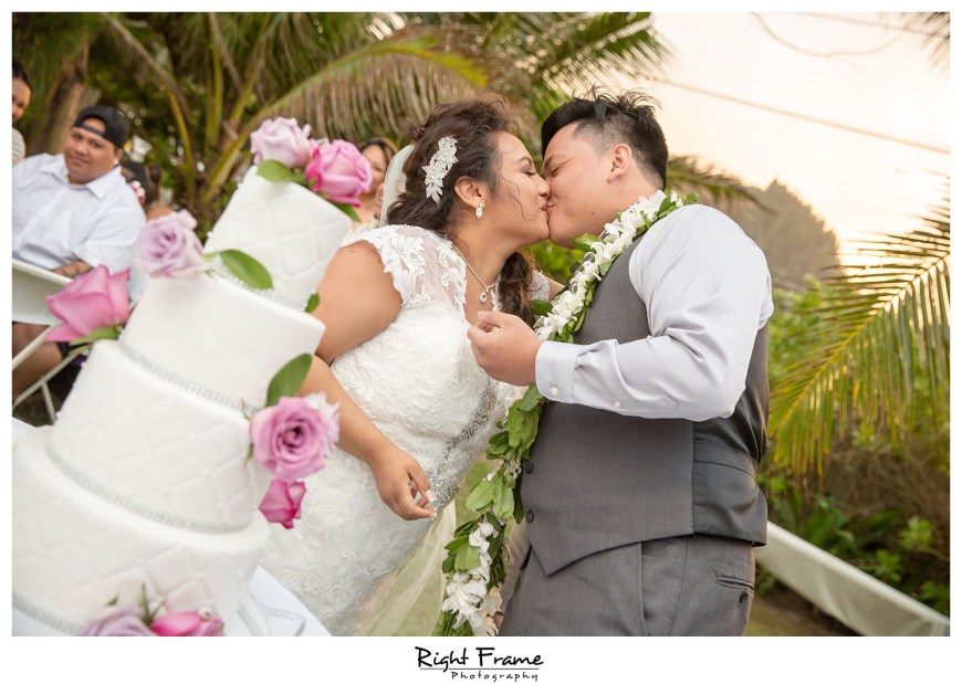 Wedding at Nani Kai Hale Beach House Oahu Hawaii
