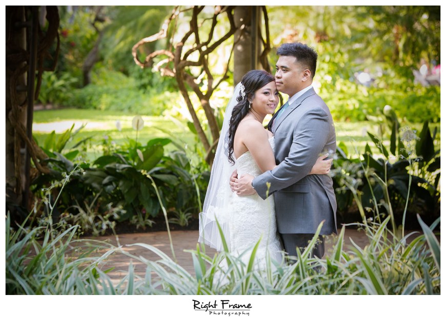 Wedding at the Hale Koa Hotel Maile Garden Waikiki