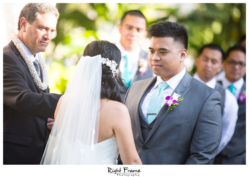 Wedding at the Hale Koa Hotel Maile Garden Waikiki