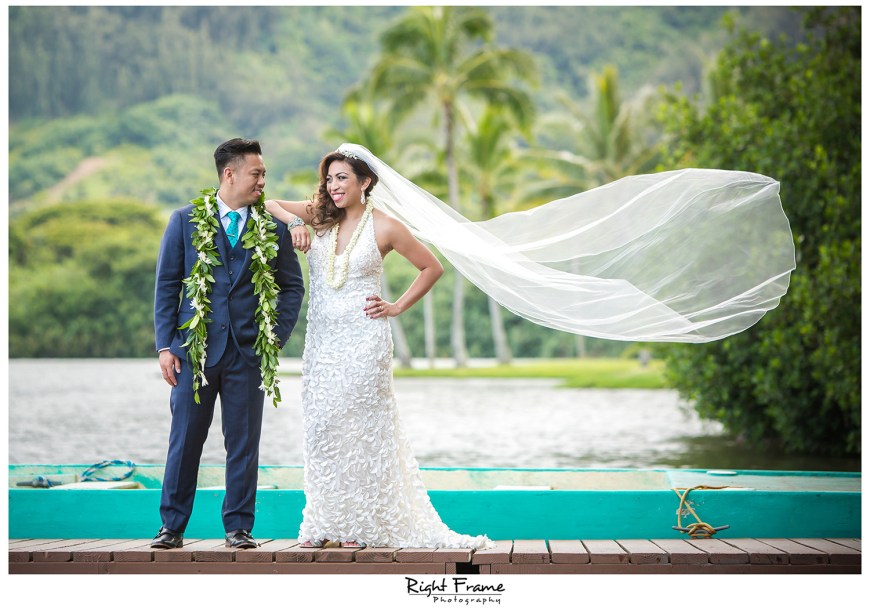HAWAII WEDDING at KUALOA RANCH Moli'i Gardens