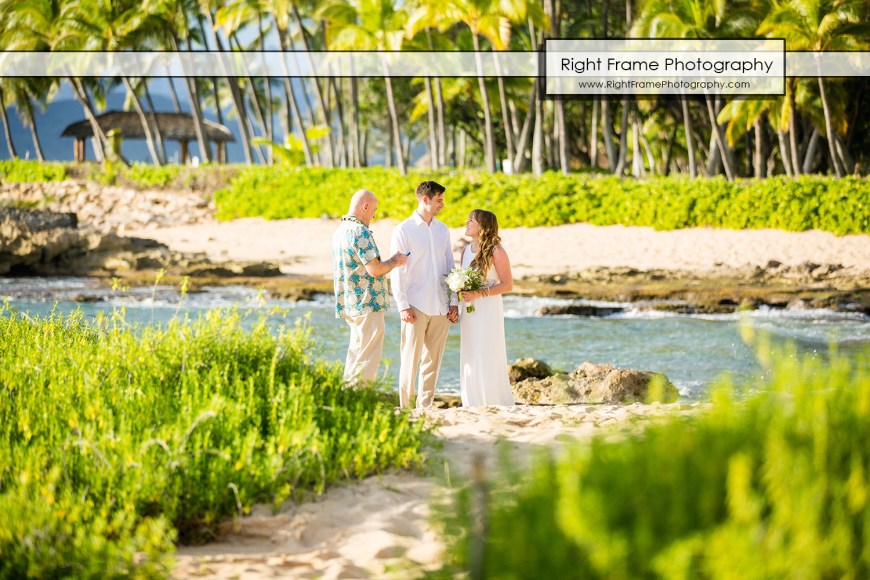 Ko Olina Beach Weddings Secret Beach Oahu Hawaii