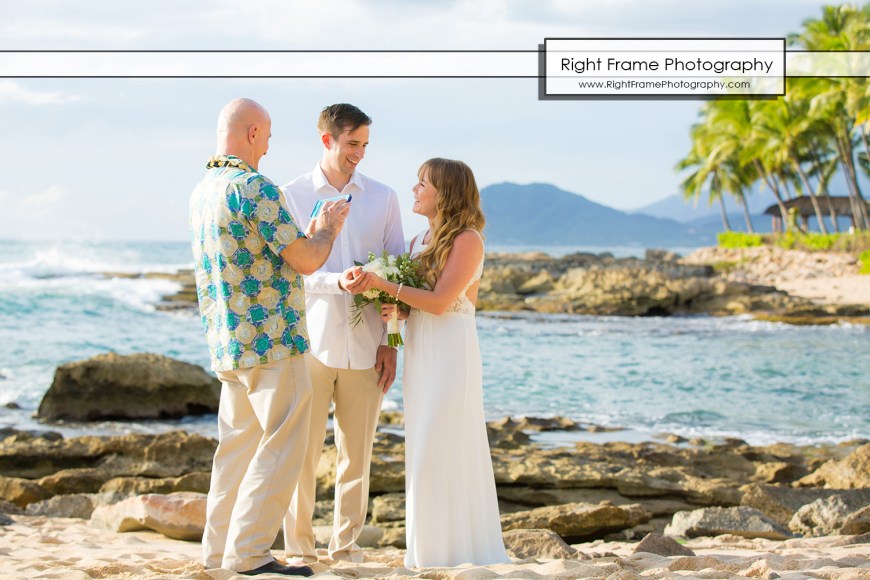 Ko Olina Beach Weddings Secret Beach Oahu Hawaii