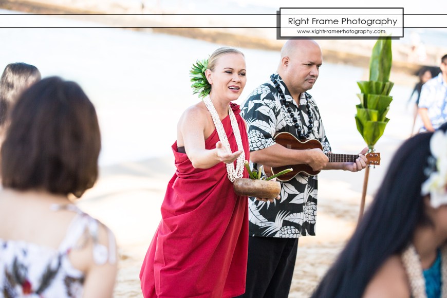 Vow Renewal Waikiki Beach Outrigger Reef Beach