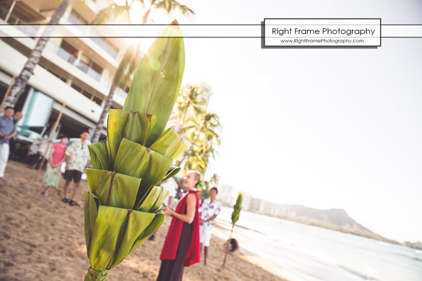 Vow Renewal Waikiki Beach Outrigger Reef Beach