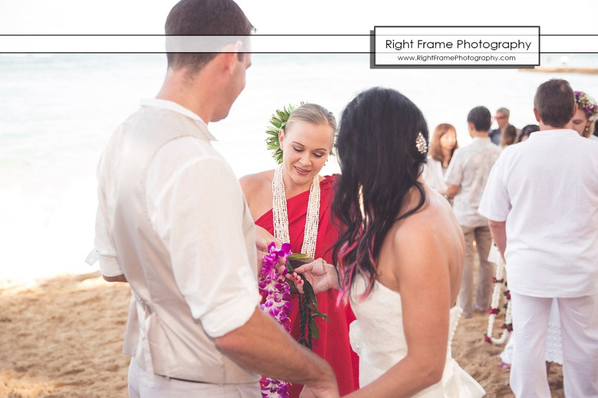 Vow Renewal Waikiki Beach Outrigger Reef Beach