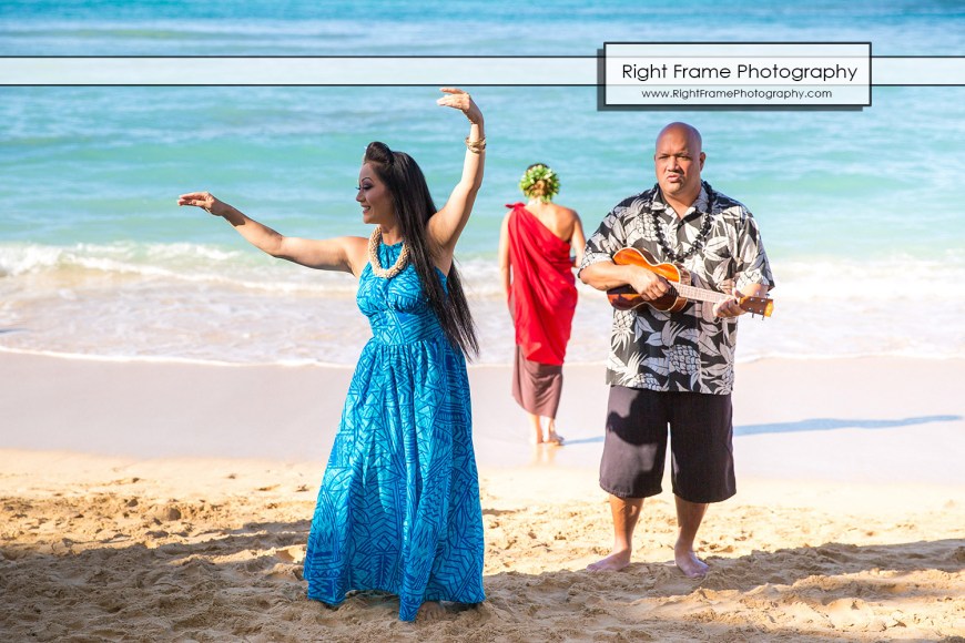 Vow Renewal Waikiki Beach Outrigger Reef Beach