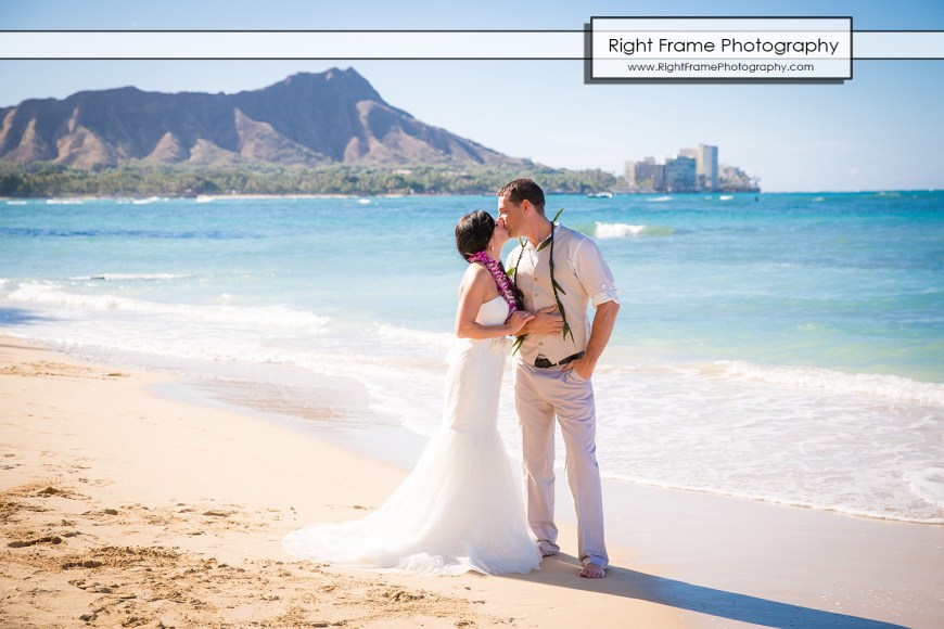 Vow Renewal Waikiki Beach Outrigger Reef Beach