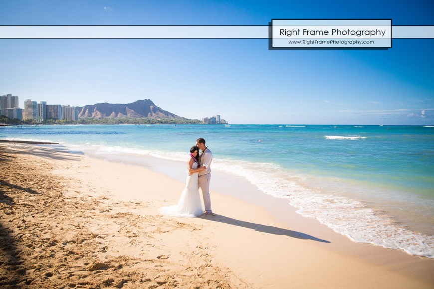 Vow Renewal Waikiki Beach Outrigger Reef Beach