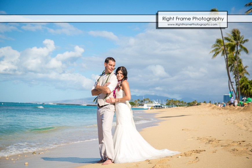 Vow Renewal Waikiki Beach Outrigger Reef Beach