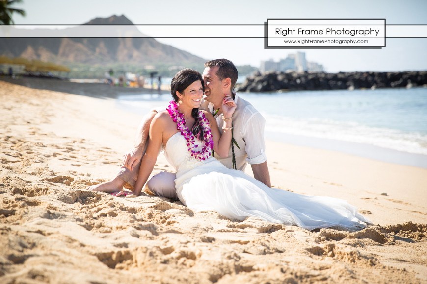 Vow Renewal Waikiki Beach Outrigger Reef Beach