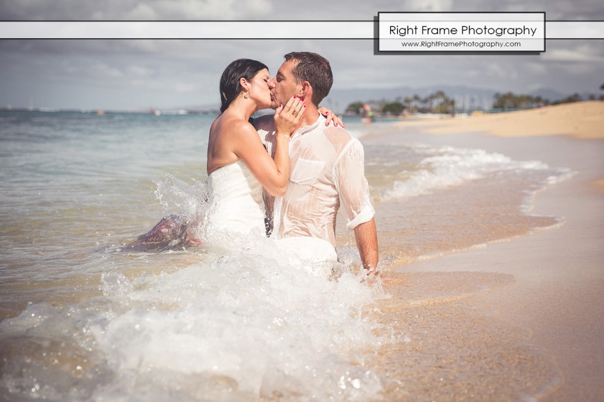 Vow Renewal Waikiki Beach Outrigger Reef Beach