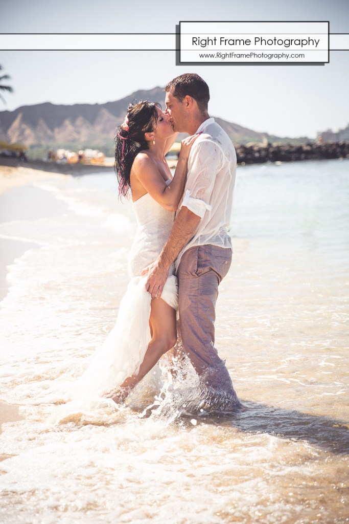 Vow Renewal Waikiki Beach Outrigger Reef Beach