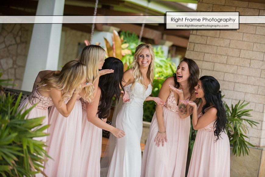 JUST MARRIED at the PARADISE COVE LUAU VENUE wedding location The Point KoOlina Oahu