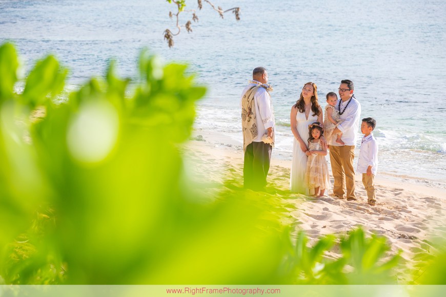 Wedding Vow Photography in Oahu Turtle Bay Resort