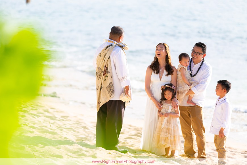 Wedding Vow Photography in Oahu Turtle Bay Resort