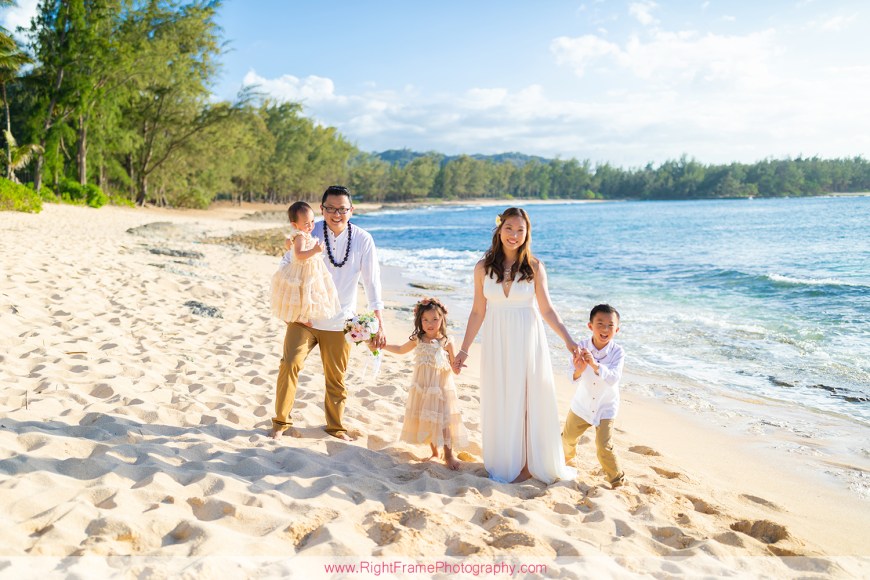 Wedding Vow Photography in Oahu Turtle Bay Resort