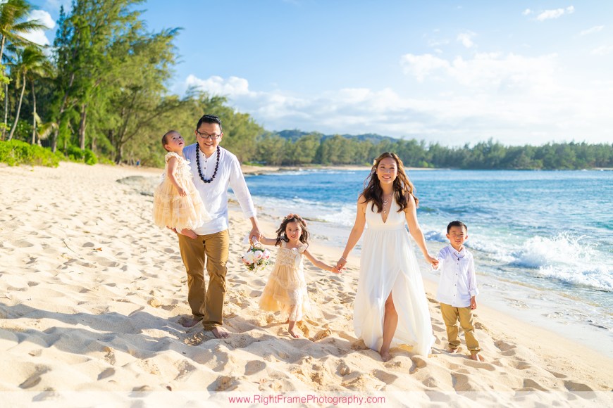 Wedding Vow Photography in Oahu Turtle Bay Resort